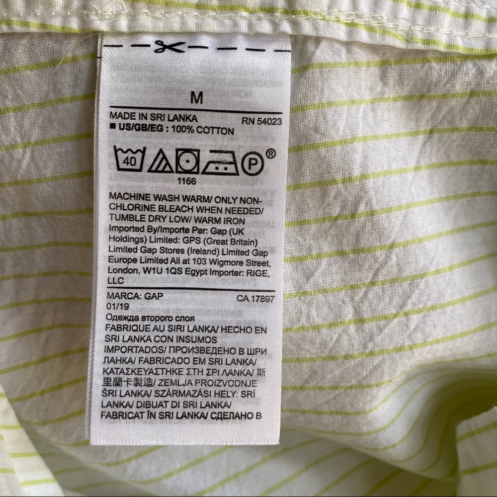 Gap Striped Button Up - image 4